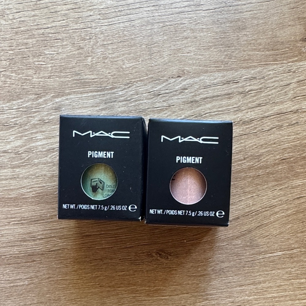 MAC Cosmetics Pigment Duo - Never used - Summertime & Golder’s Green